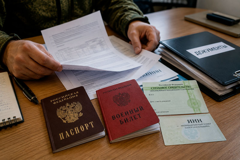 Документы для службы СВО