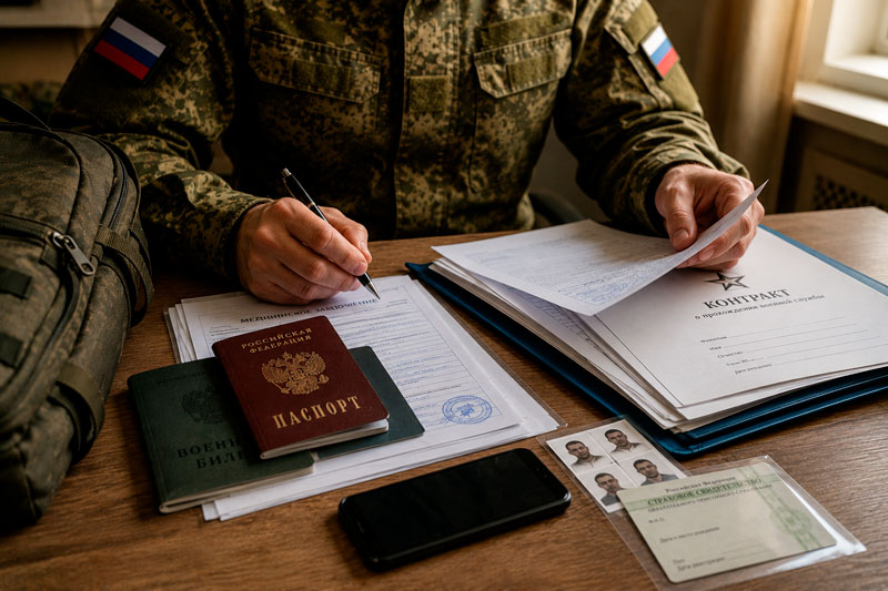 Документы для службы СВО