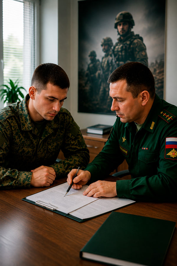 вопросы о контрактной службе
