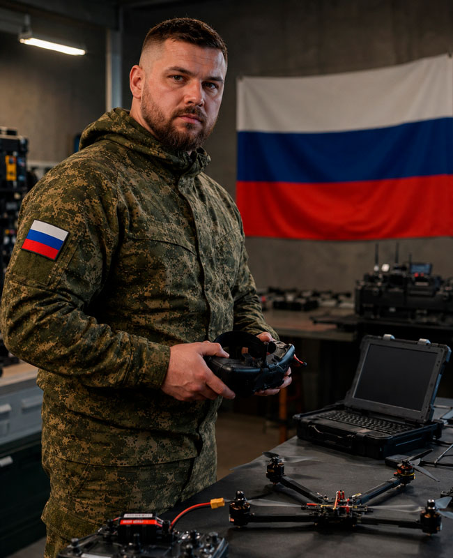 Оператор FPV дронов СВО